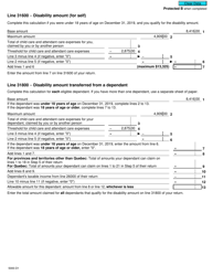 Form 5000-D1 Worksheet for the Return - Canada, Page 4