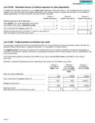 Form 5000-D1 Worksheet for the Return - Canada, Page 5