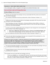 &quot;Labels and Packages Certification Form for Non-prescription Drugs&quot; - Canada, Page 2
