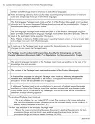 &quot;Labels and Packages Certification Form for Non-prescription Drugs&quot; - Canada, Page 4
