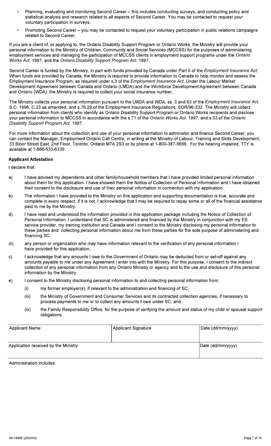 Form 89-1889E - Fill Out, Sign Online and Download Fillable PDF ...