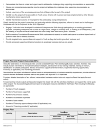 Form 0060E Entrepreneurship Learning Stream (Els) Application - Ontario, Canada, Page 3