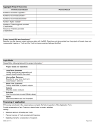 Form 0060E Entrepreneurship Learning Stream (Els) Application - Ontario, Canada, Page 4