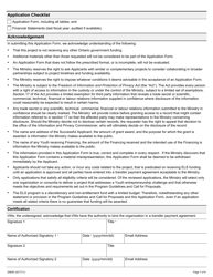 Form 0060E Entrepreneurship Learning Stream (Els) Application - Ontario, Canada, Page 7