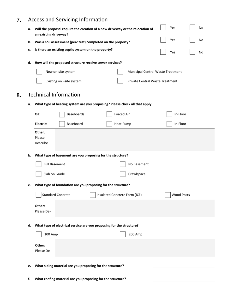Development  Building Permit Application - Prince Edward Island, Canada, Page 5