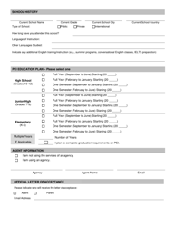 International Student Program (Peiisp) Application Form - Prince Edward Island, Canada, Page 3