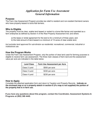 Form DPC-824 Application for Farm Use Assessment - Prince Edward Island, Canada, Page 2