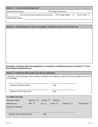 Form DPC-824 Application for Farm Use Assessment - Prince Edward Island, Canada, Page 4