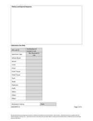 Form LSAD101F3.5 Avian Submission Form - Nova Scotia, Canada, Page 2