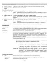 Form GMF_36 Gasoline, Motive Fuel and Carbon Emitting Product Refund Application - New Brunswick, Canada, Page 12