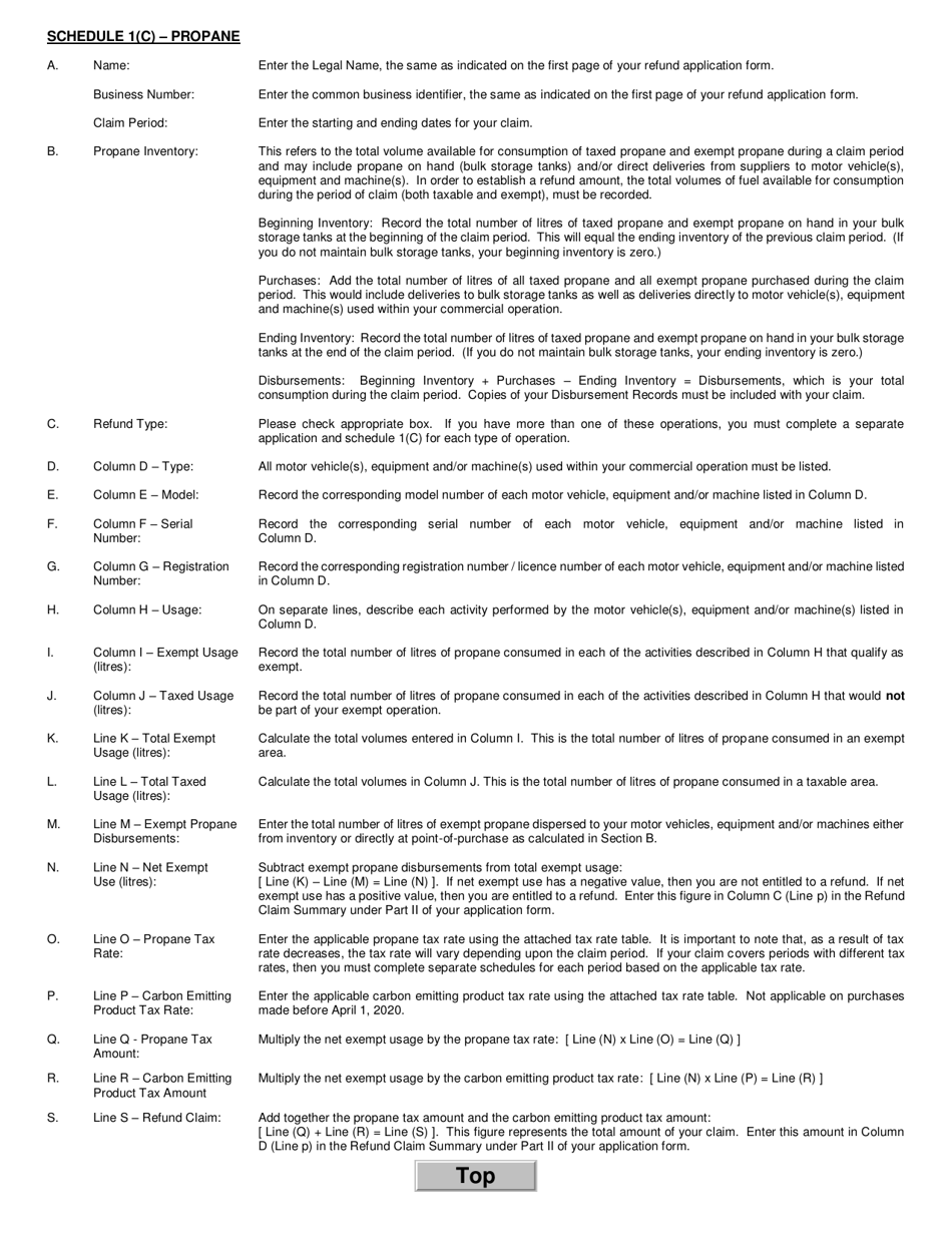 Form GMF_36 Gasoline, Motive Fuel and Carbon Emitting Product Refund Application - New Brunswick, Canada, Page 15