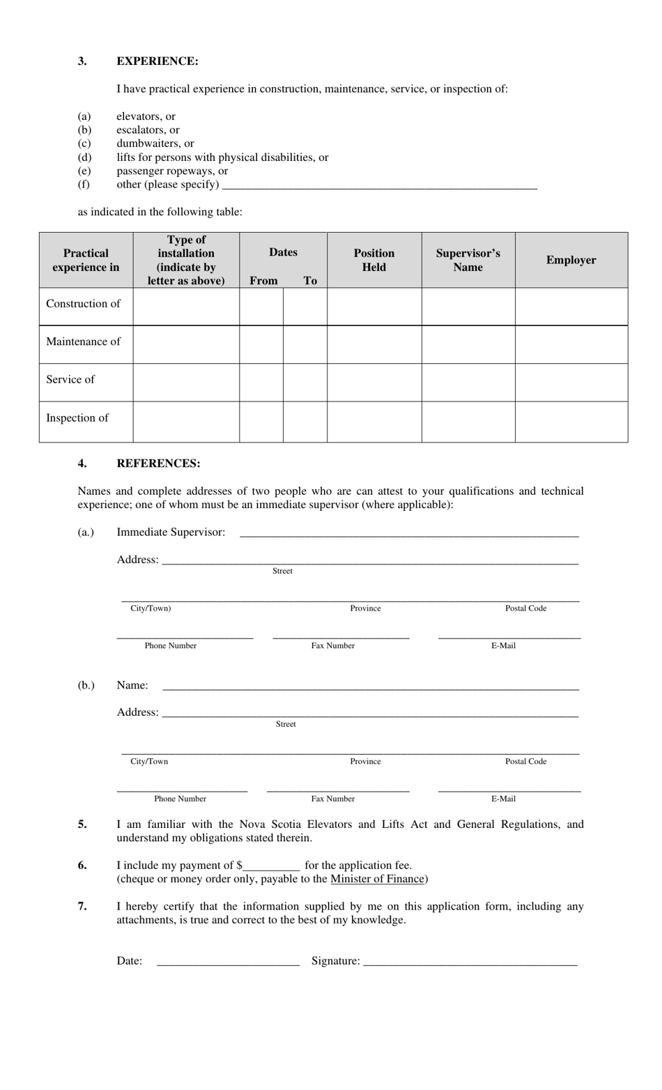 Form 5 - Fill Out, Sign Online and Download Printable PDF, Nova Scotia ...