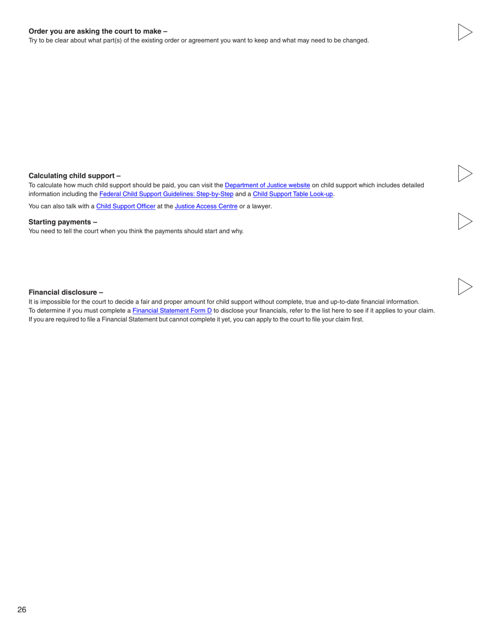 Form C (PFA712) Family Law Matter Claim - British Columbia, Canada, Page 26