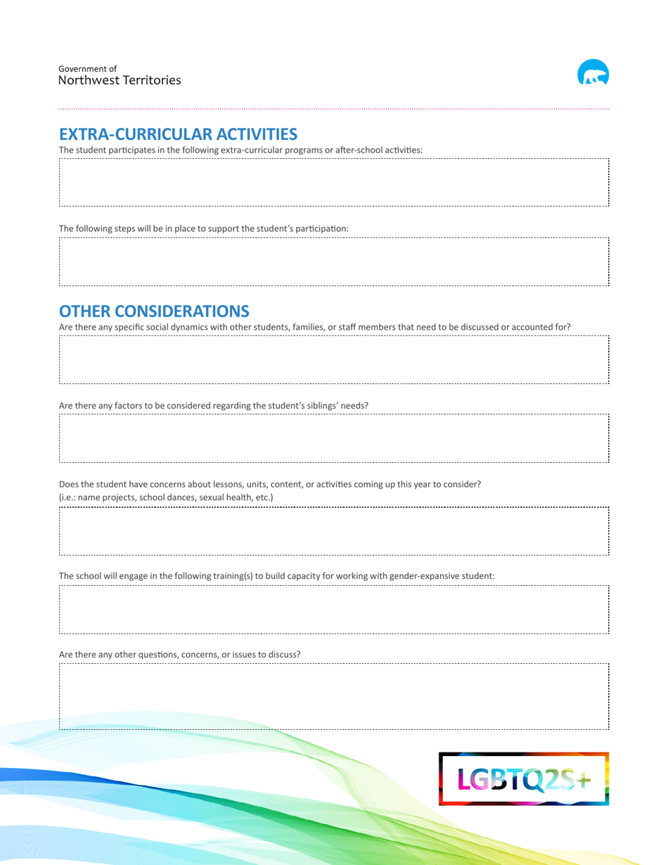 Gender Support Plan - Northwest Territories, Canada, Page 7