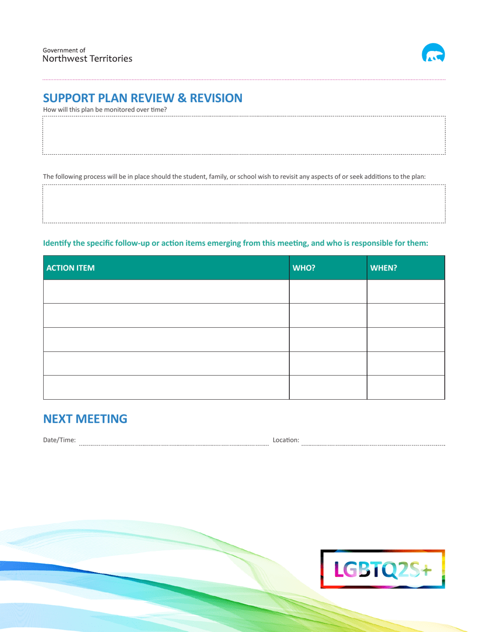 Gender Support Plan - Northwest Territories, Canada, Page 8
