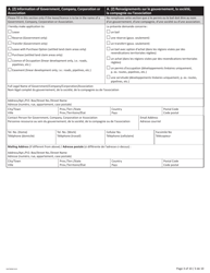 Form NWT8898 Application for Territorial Lands - Northwest Territories, Canada (English/French), Page 3