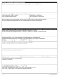 Form NWT8898 Application for Territorial Lands - Northwest Territories, Canada (English/French), Page 6