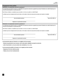 Forme F-0011 Credit D&#039;impot Pour La Recherche Precompetitive En Partenariat Prive - Demande D&#039;attestation D&#039;admissibilite - Quebec, Canada (French), Page 5