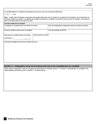 Forme F-0041 Conge Fiscal Pour Chercheurs Etrangers Demande De Certificat De Chercheur - Quebec, Canada (French), Page 3