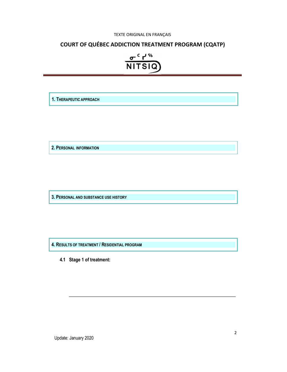 Court Report Submitted by a Certified Addiction Resource - Quebec, Canada, Page 2