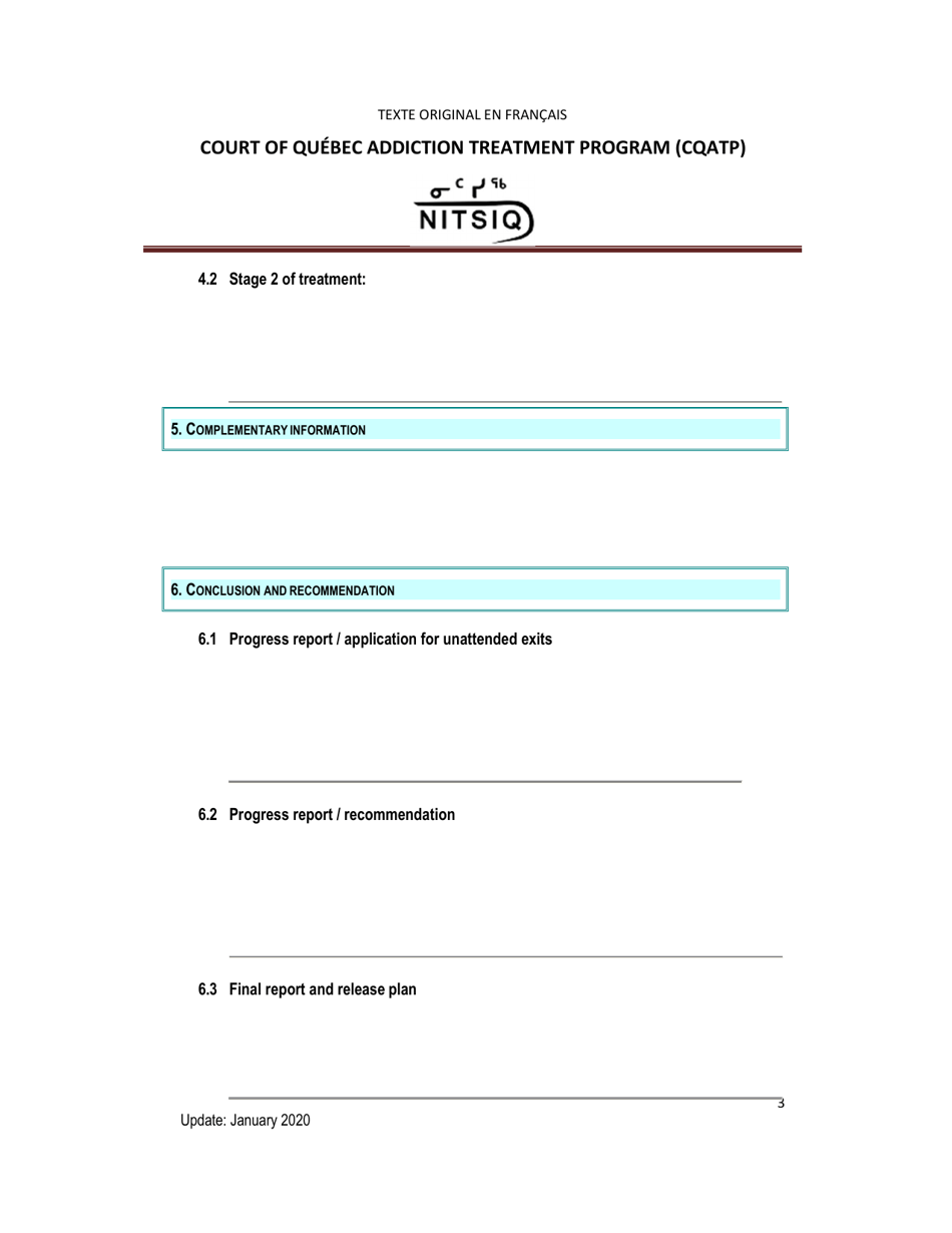 Court Report Submitted by a Certified Addiction Resource - Quebec, Canada, Page 3