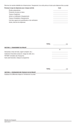 Forme V-3175 Demande D&#039;aide Financiere - Quebec, Canada (French), Page 2