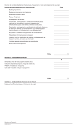 Forme V-3176 Demande D&#039;aide Financiere - Quebec, Canada (French), Page 2