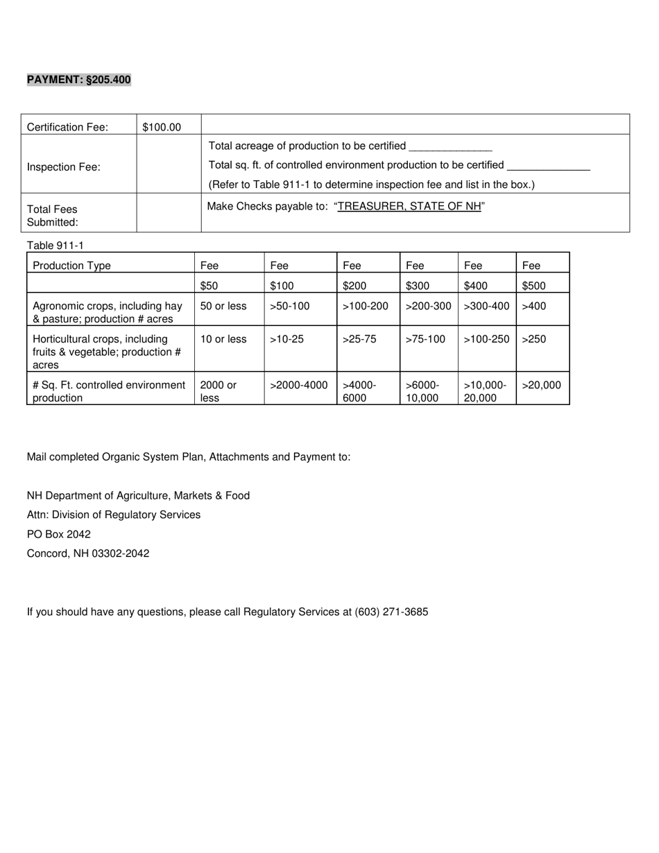 Crops Organic System Plan - Renewal - New Hampshire, Page 21