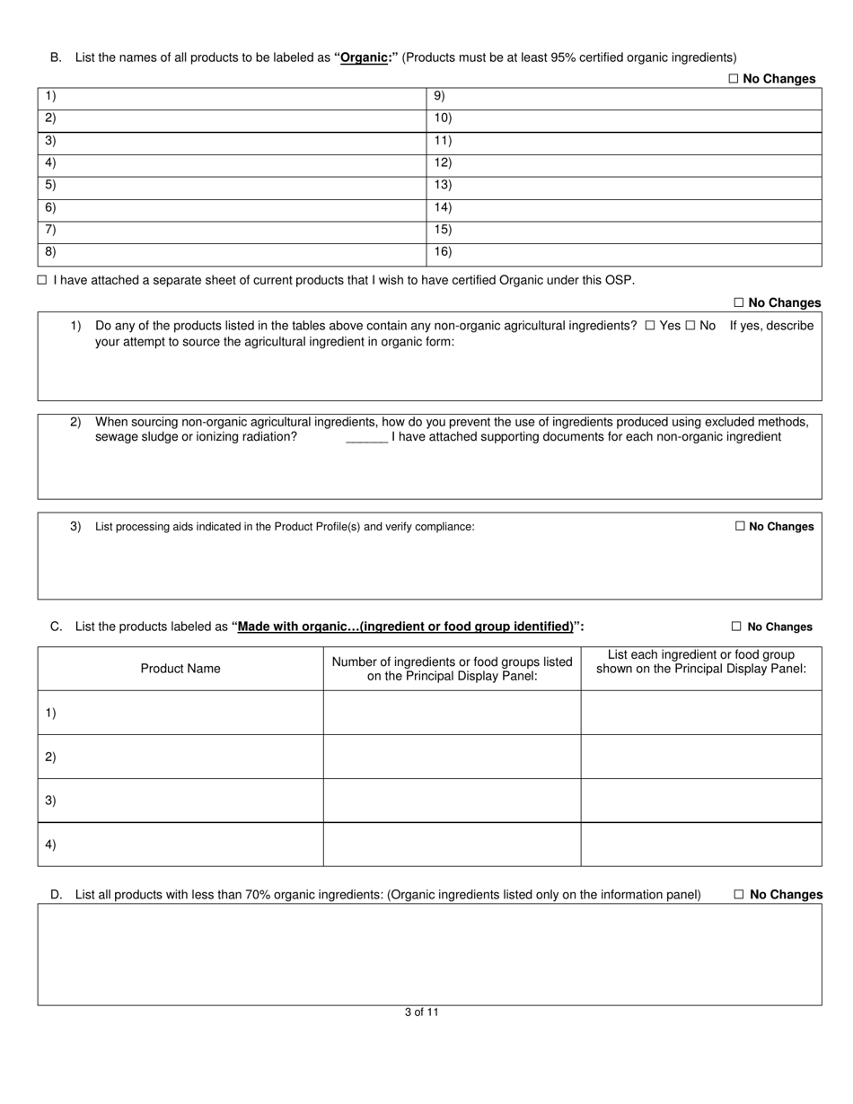 Processor-Handler Organic System Plan - Renewal - New Hampshire, Page 3