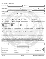 Form ST-1 &quot;Application for Service Technician Exam and License&quot; - New Hampshire, Page 2