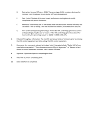 Instructions for Form INV-V2, NHDES-A-01-007 Annual VOC Emission Statement Form - New Hampshire, Page 2