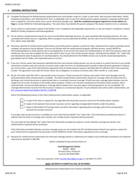 Form NHDES-S-04-019 Request for Reimbursement Authorization - New Hampshire, Page 2