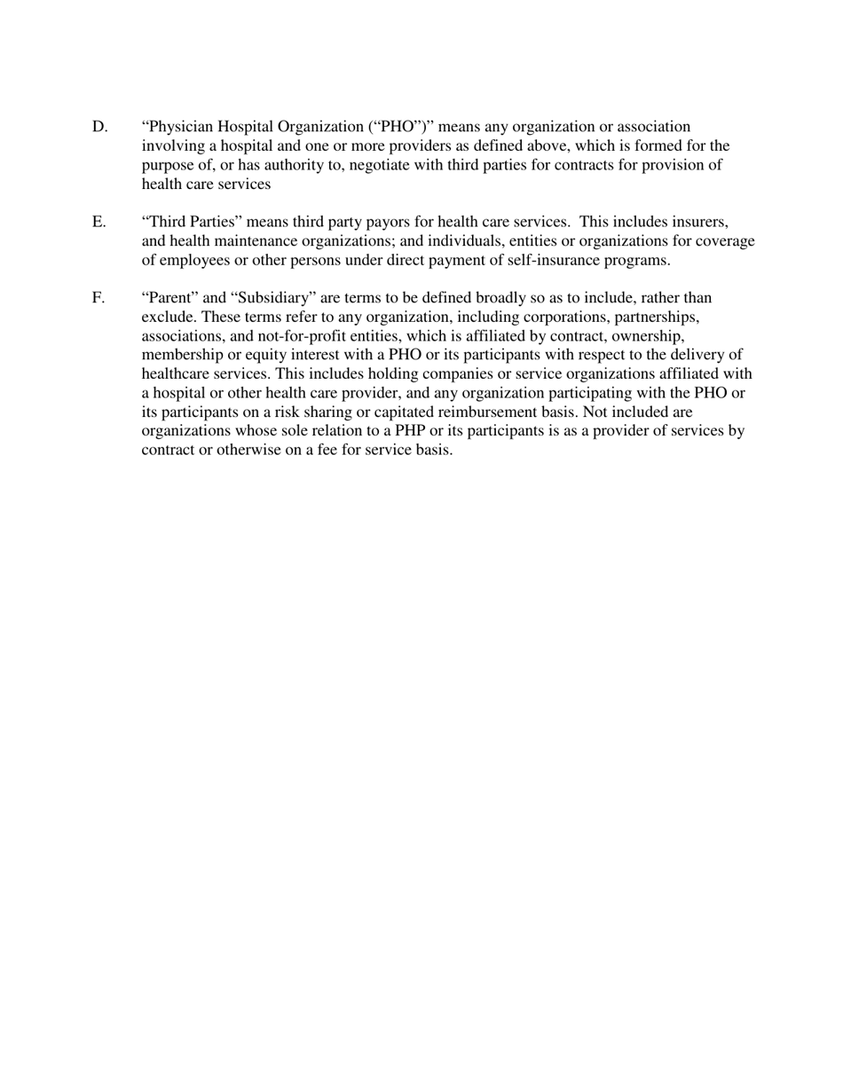 Hospital Annual Reporting Form - New Hampshire, Page 2