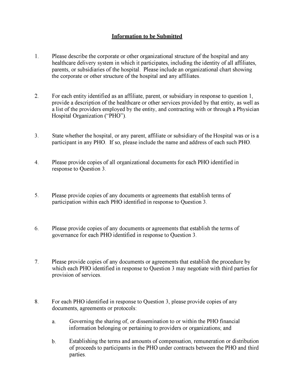 Hospital Annual Reporting Form - New Hampshire, Page 3