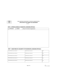 Form A-10 Application for Current Use Assessment - New Hampshire, Page 3