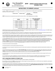 Instructions for Form BET Business Enterprise Tax Return - New Hampshire, Page 5