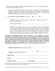 OFC Form 26 Work Certificate - New Hampshire, Page 2