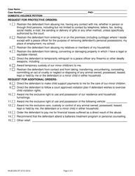 Form NHJB-2050-DF Domestic Violence Petition - New Hampshire, Page 2