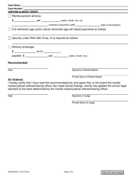 Form NHJB-3058-F Uniform Alimony Order - New Hampshire, Page 2