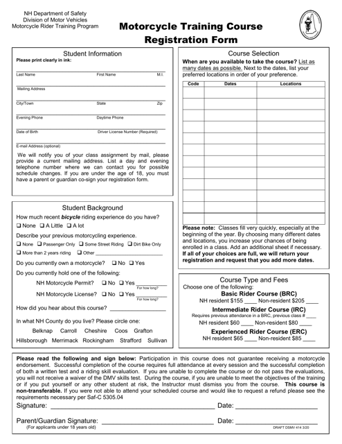 Form DSMV414  Printable Pdf