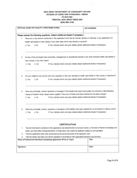 Application for Residential Health Care Facility - New Jersey, Page 4