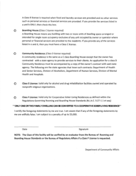 Form II Rooming / Boarding House Information - New Jersey, Page 4