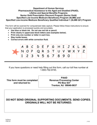 Form NJSAVE Njsave Application for Paad, Senior Gold and Other Programs That Help With Medicare Premium, Utilities and Other Living Expenses - New Jersey, Page 4