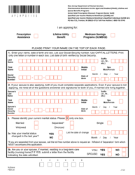 Form NJSAVE Njsave Application for Paad, Senior Gold and Other Programs That Help With Medicare Premium, Utilities and Other Living Expenses - New Jersey, Page 5