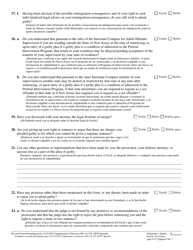 Form 10079 Plea Form - New Jersey (English/Spanish), Page 6
