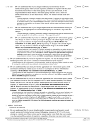 Form 10080 Additional Questions for Certain Sexual Offenses - New Jersey (English/Spanish), Page 2