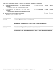Form 10983 Voluntary Surrender of Parental Rights Form - New Jersey (English/Spanish), Page 4