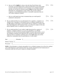 Form 11081 Additional Questions for Certain Sexual Offenses Committed on or After December 1, 1998 - New Jersey, Page 2
