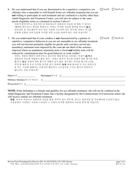 Form 11081 Additional Questions for Certain Sexual Offenses Committed on or After December 1, 1998 - New Jersey (English/Korean), Page 3