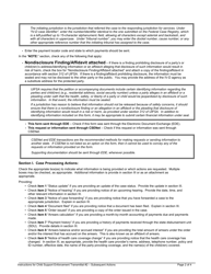 Child Support Enforcement Transmittal #2 - Subsequent Actions, Page 4